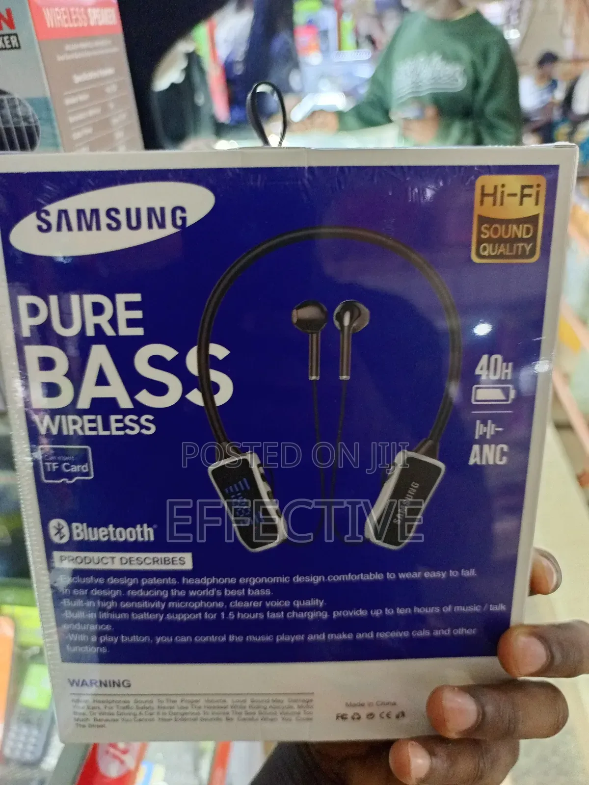 Samsung Tc-21 Pure Bass Wireless Neckband Earphones.
