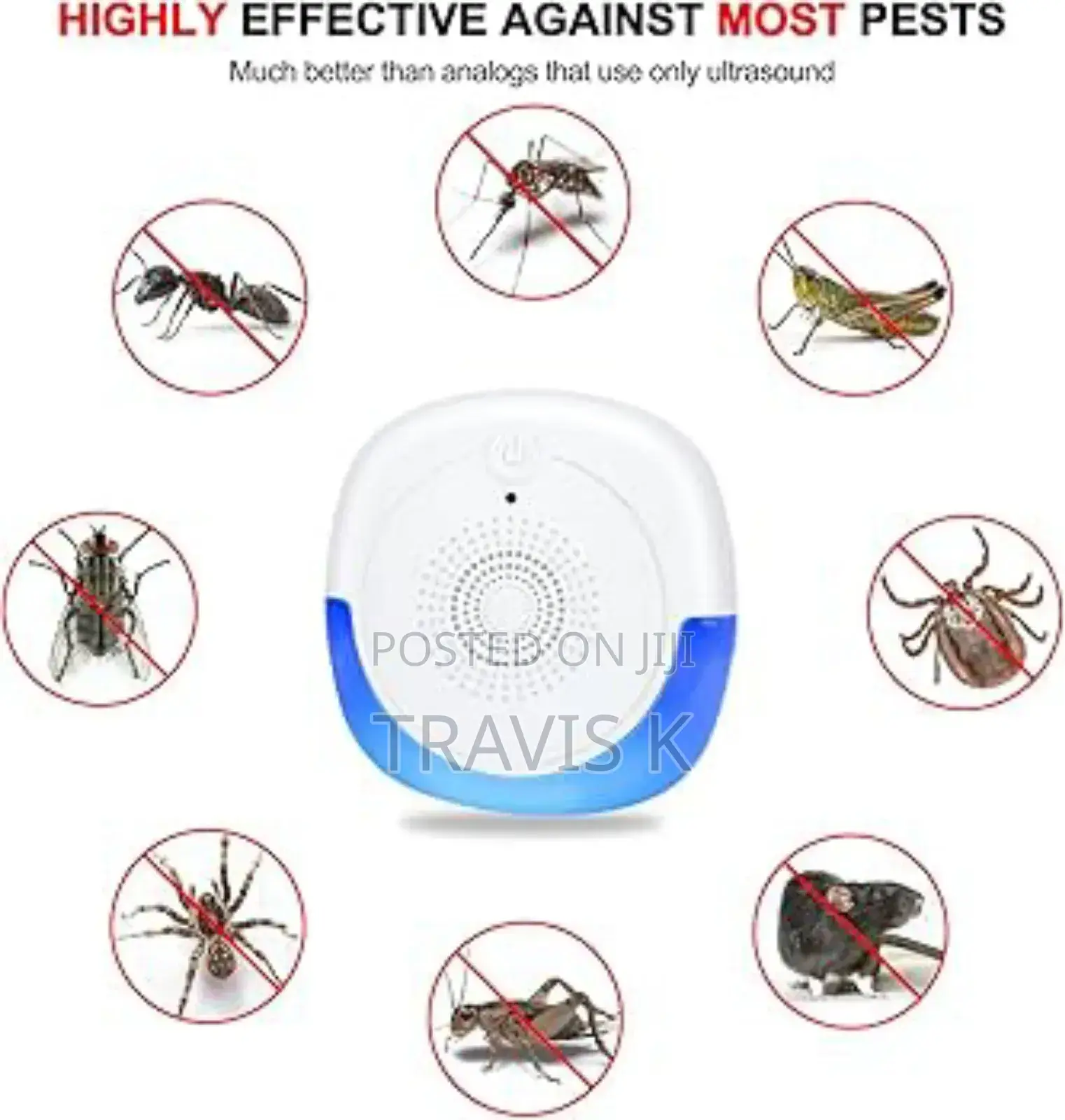 Ultrasonic Pest Repeller, 6 Pack Repeller Indoor Plug Control Pest