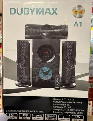 Dubymax A1 3.1ch Multimedia Speaker System