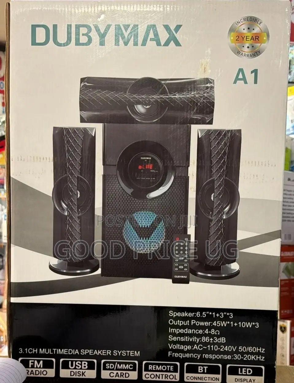 Dubymax A1 3.1ch Multimedia Speaker System