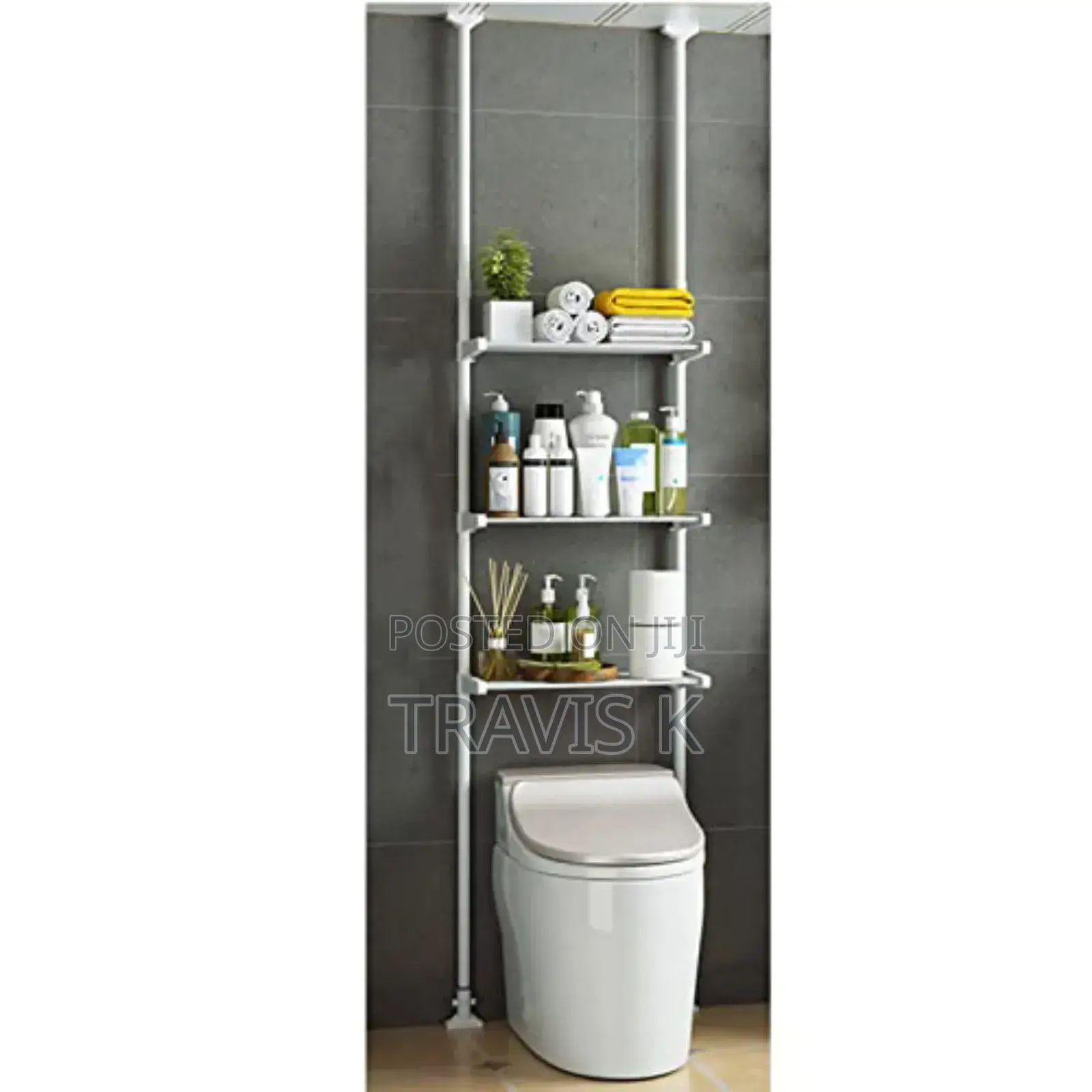 3-Tier Space Saver Shelf Adjustable Height