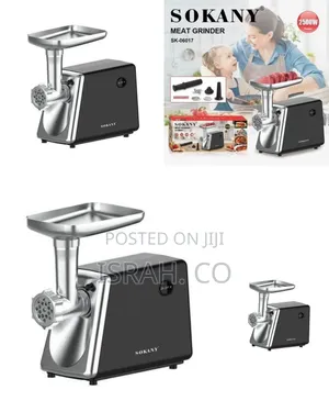 Sokany High-Power Electric Meat Grinder - Multicolor