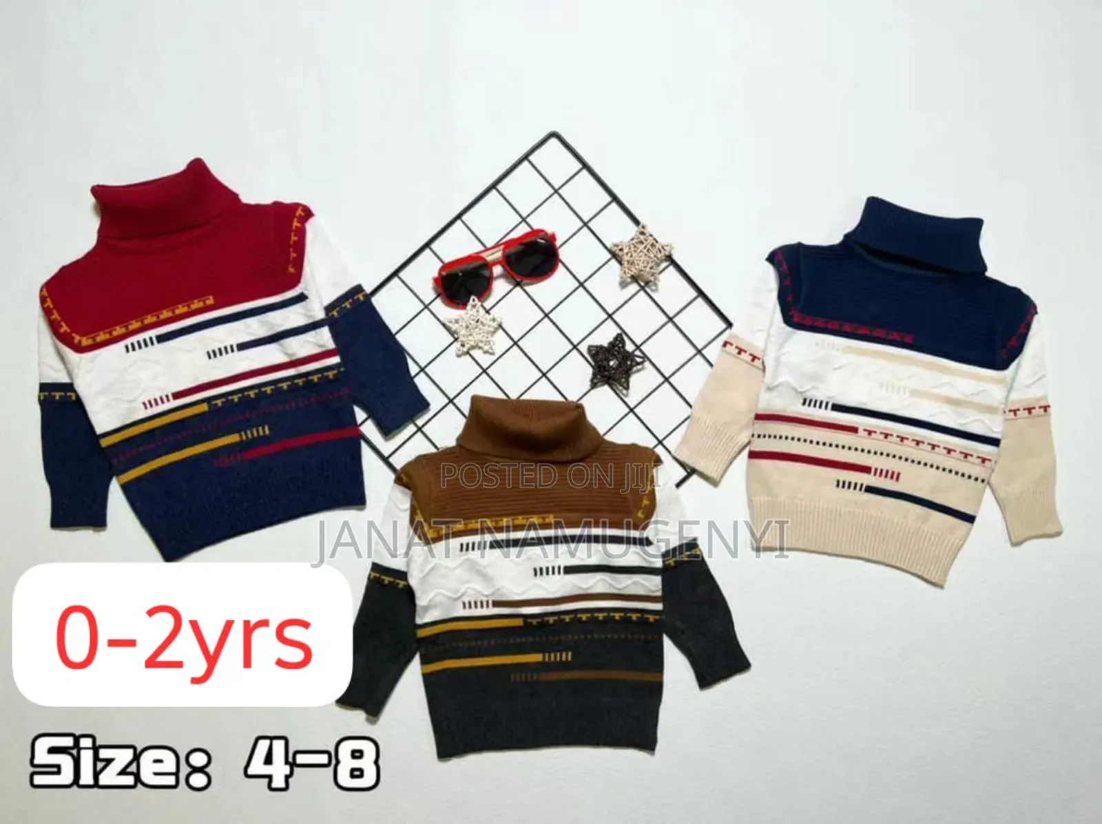 Childrens Pull Neck Sweaters