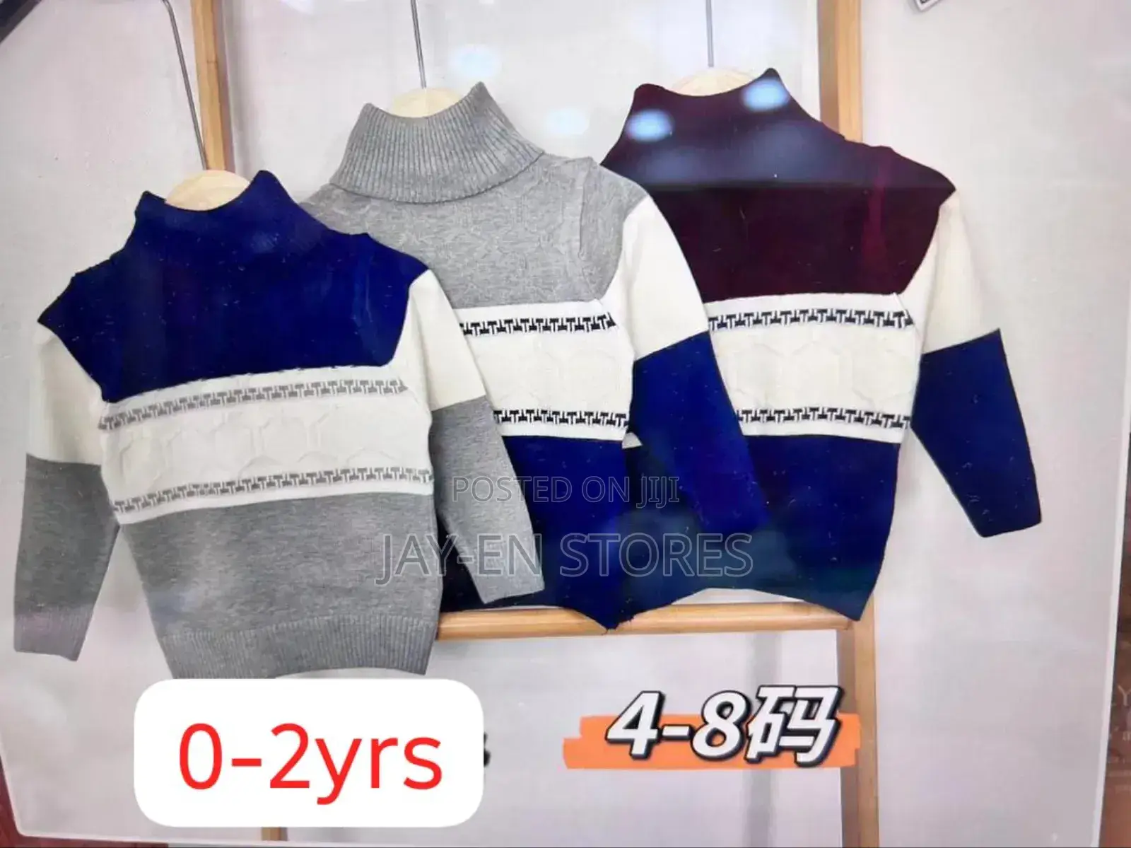 Childrens Pull Neck Sweaters