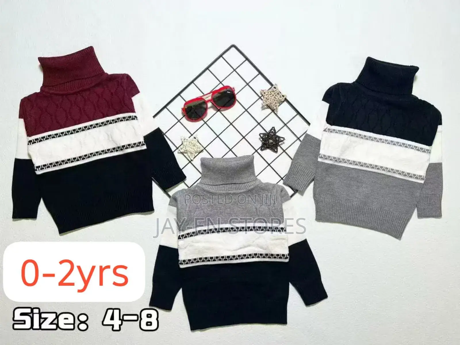 Childrens Pull Neck Sweaters