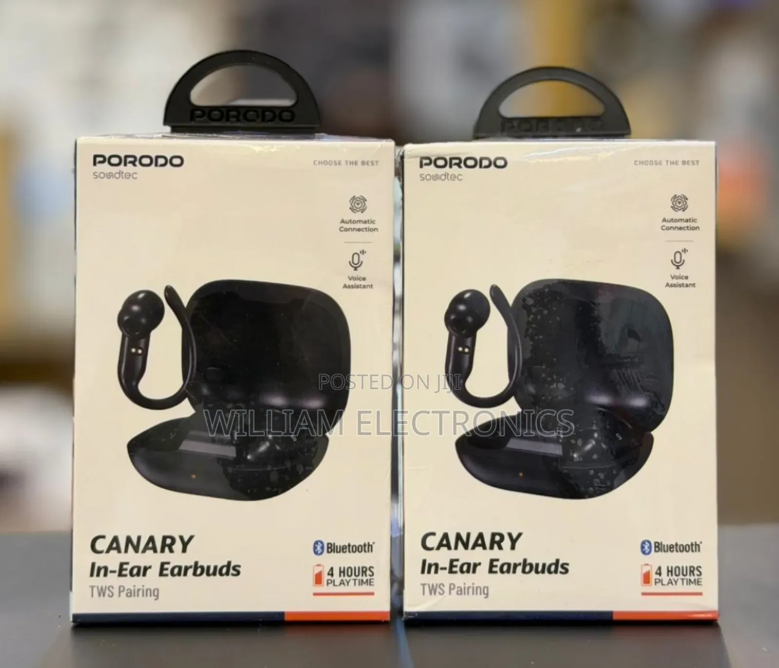Porodo Soundtec Canary in-Ear Earbuds