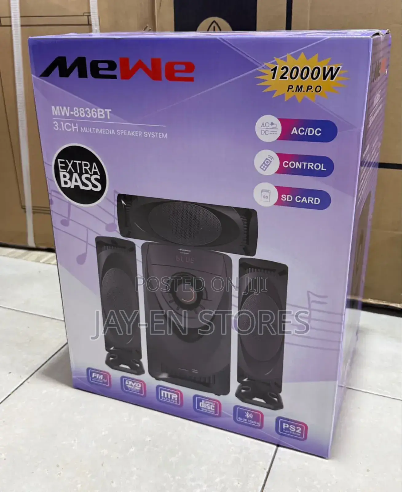 Mewe 3.1ch Model8836 Bluetooth Multimedia System