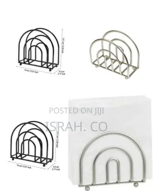 Modern Metal Napkin Holder - Multicolor