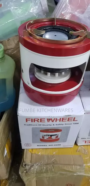 Fire Wheel Stove Red