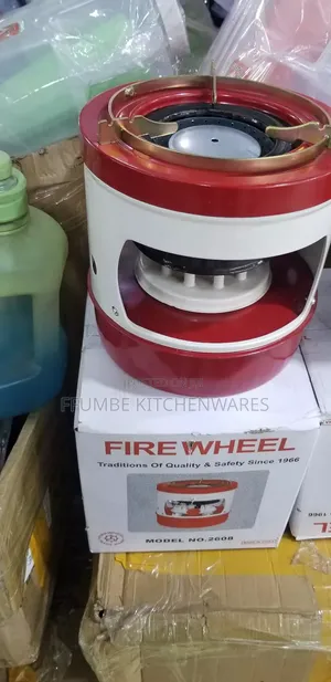 Fire Wheel Stove Red