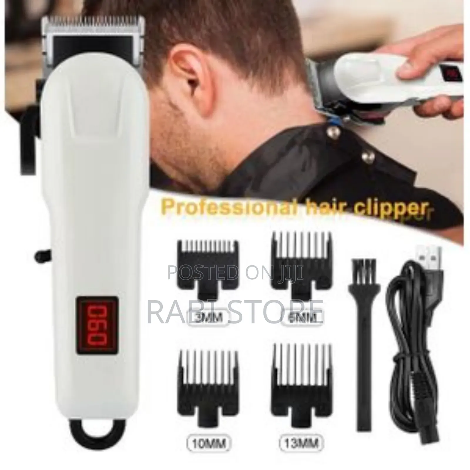 5h Long Rechargeable Geemy Hair Clipper and Trimmer
