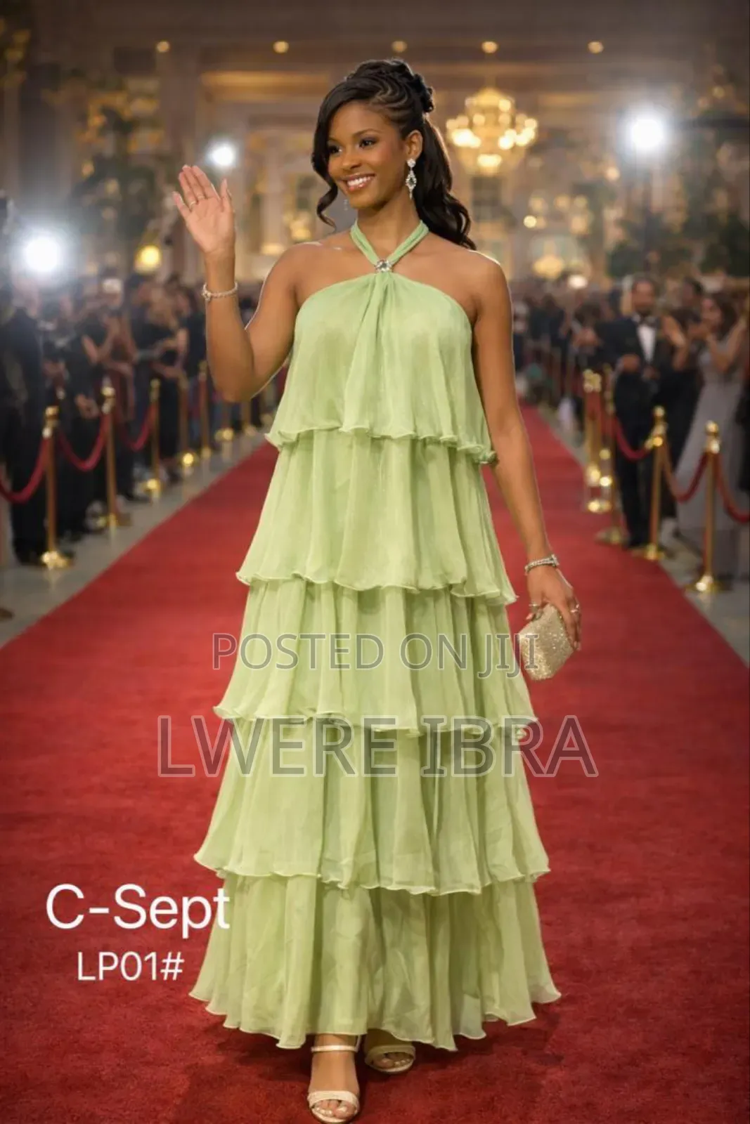 Green Free Dress for Ladies