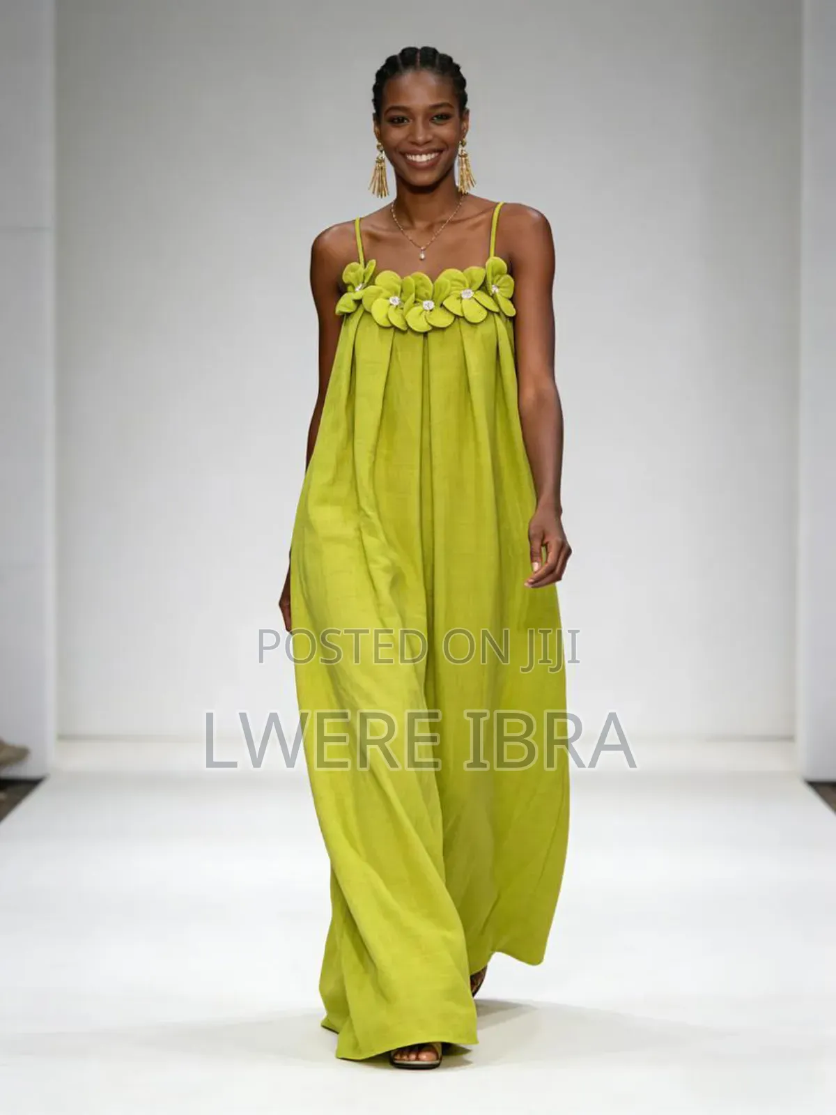 Green Free Dress for Ladies