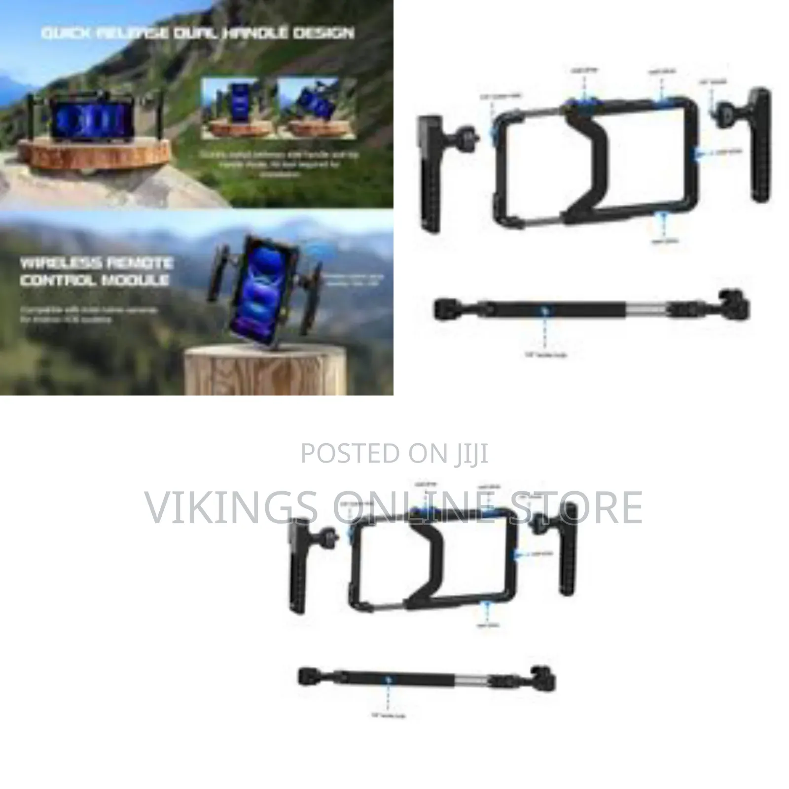 Bafang BFT-03a Vlogging Live Stream Handles Smartphone Video