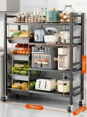 Movable Kitchen Storage Rack