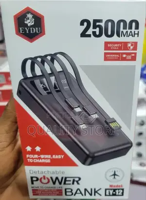 Power Bank Eydu 25000mah Ey-12