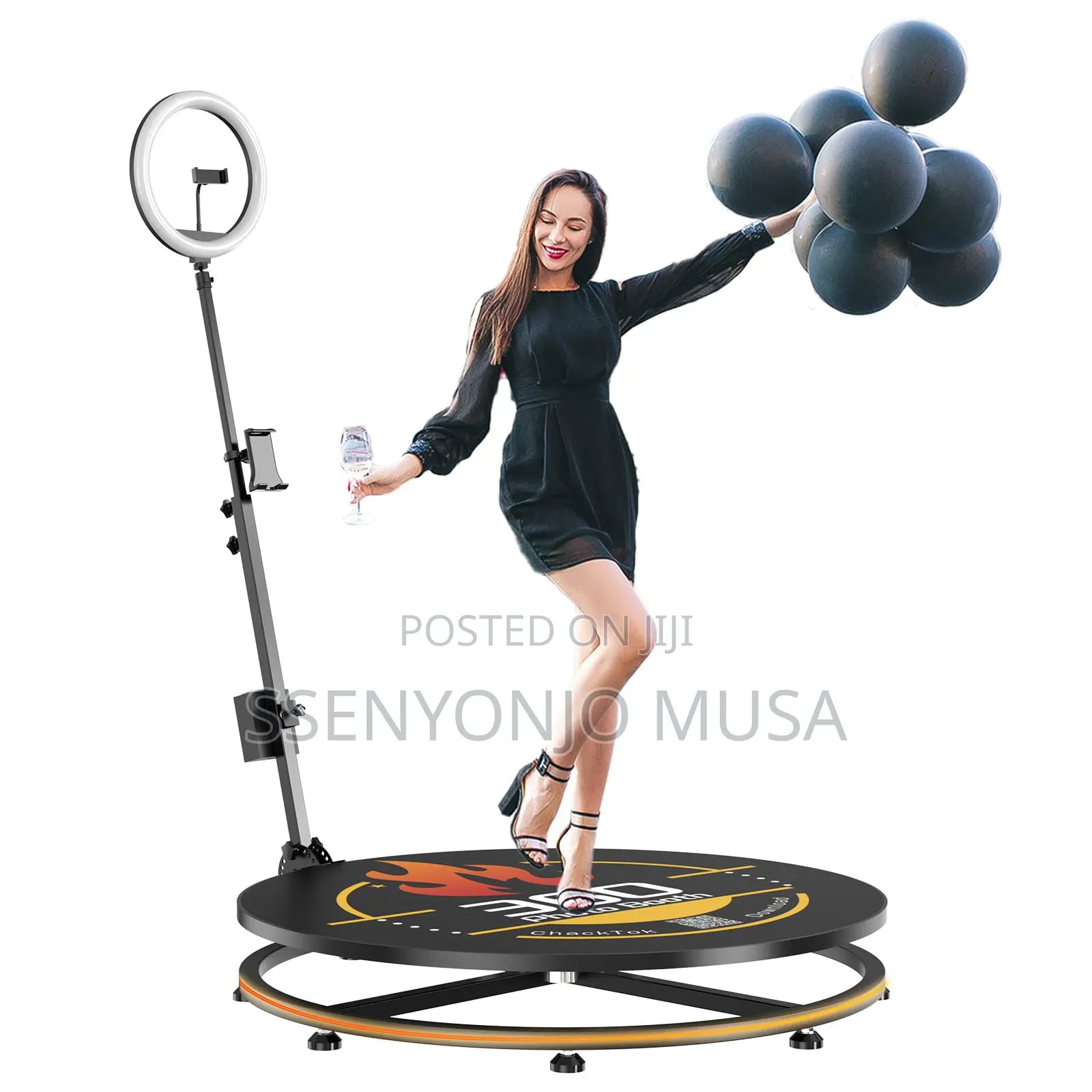 360 Photo Booth Auto Relocation, Spin, Stream Share