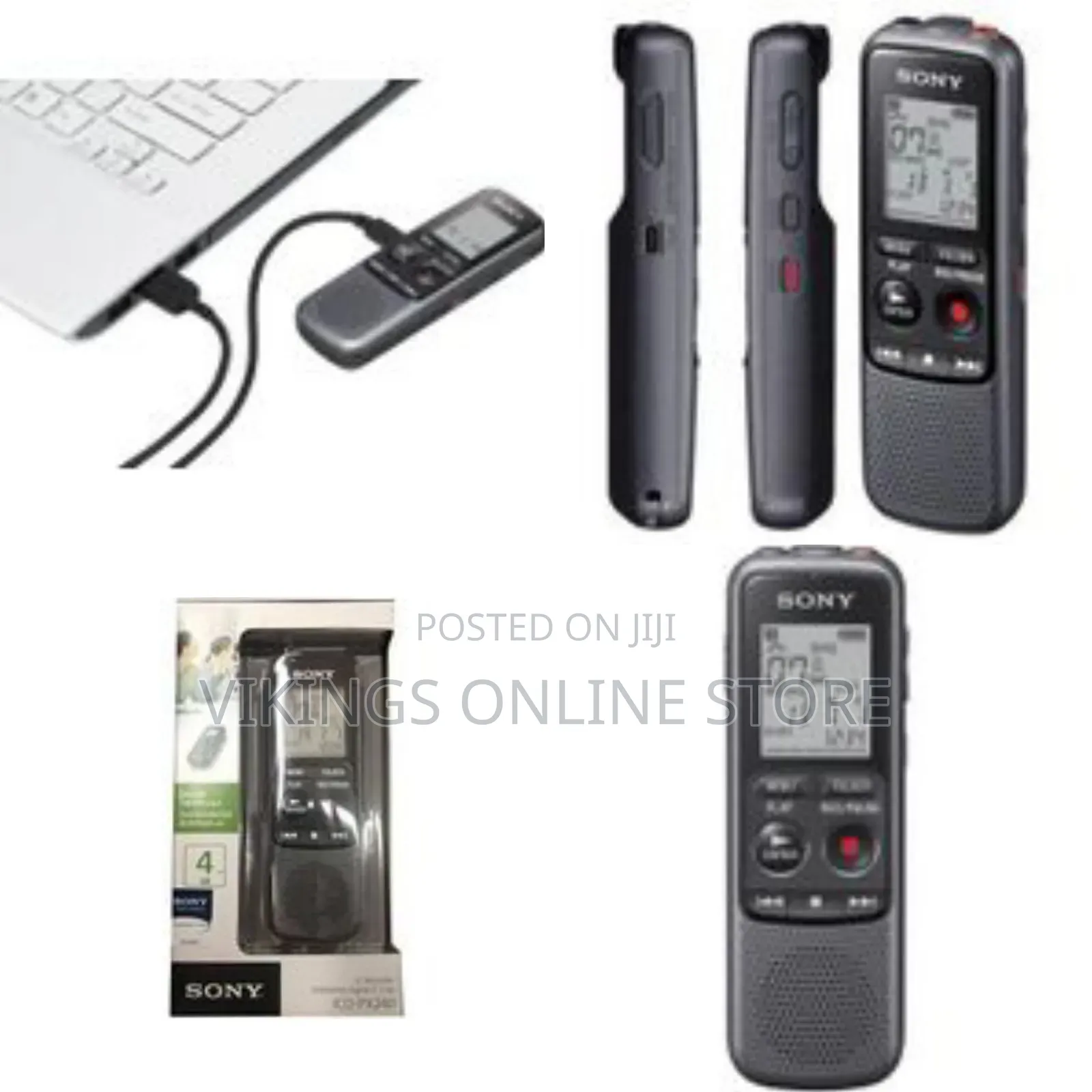 Sony Icd-Px240 4gb Mono Digital Voice Recorder With Built-in Stereo