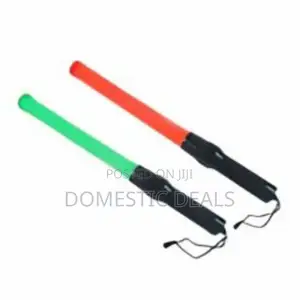 2pcs Signal Traffic Safety Baton Light Traffic Control Wand