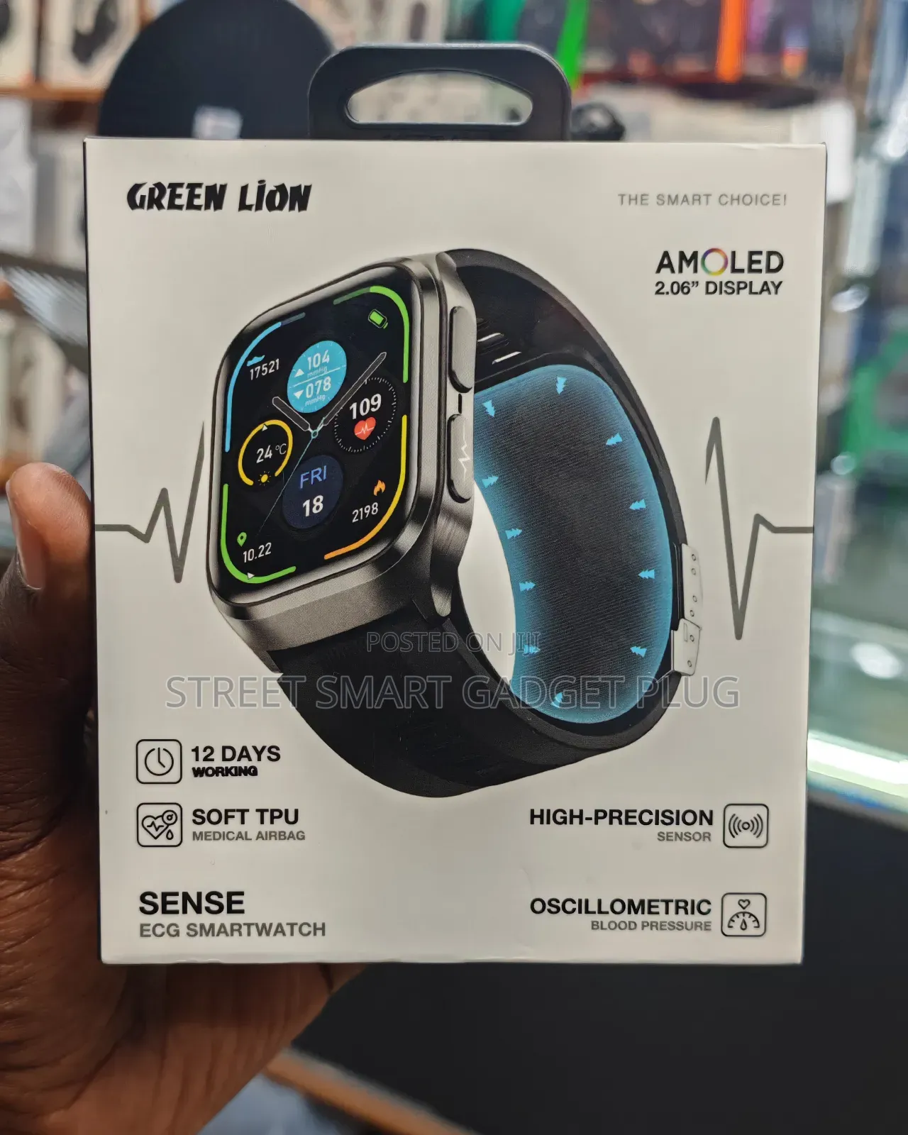 Green Lion Sense Ecg Smart Watch