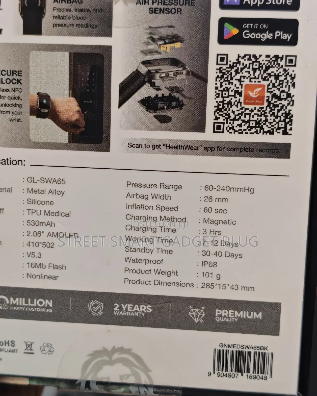 Green Lion Sense Ecg Smart Watch
