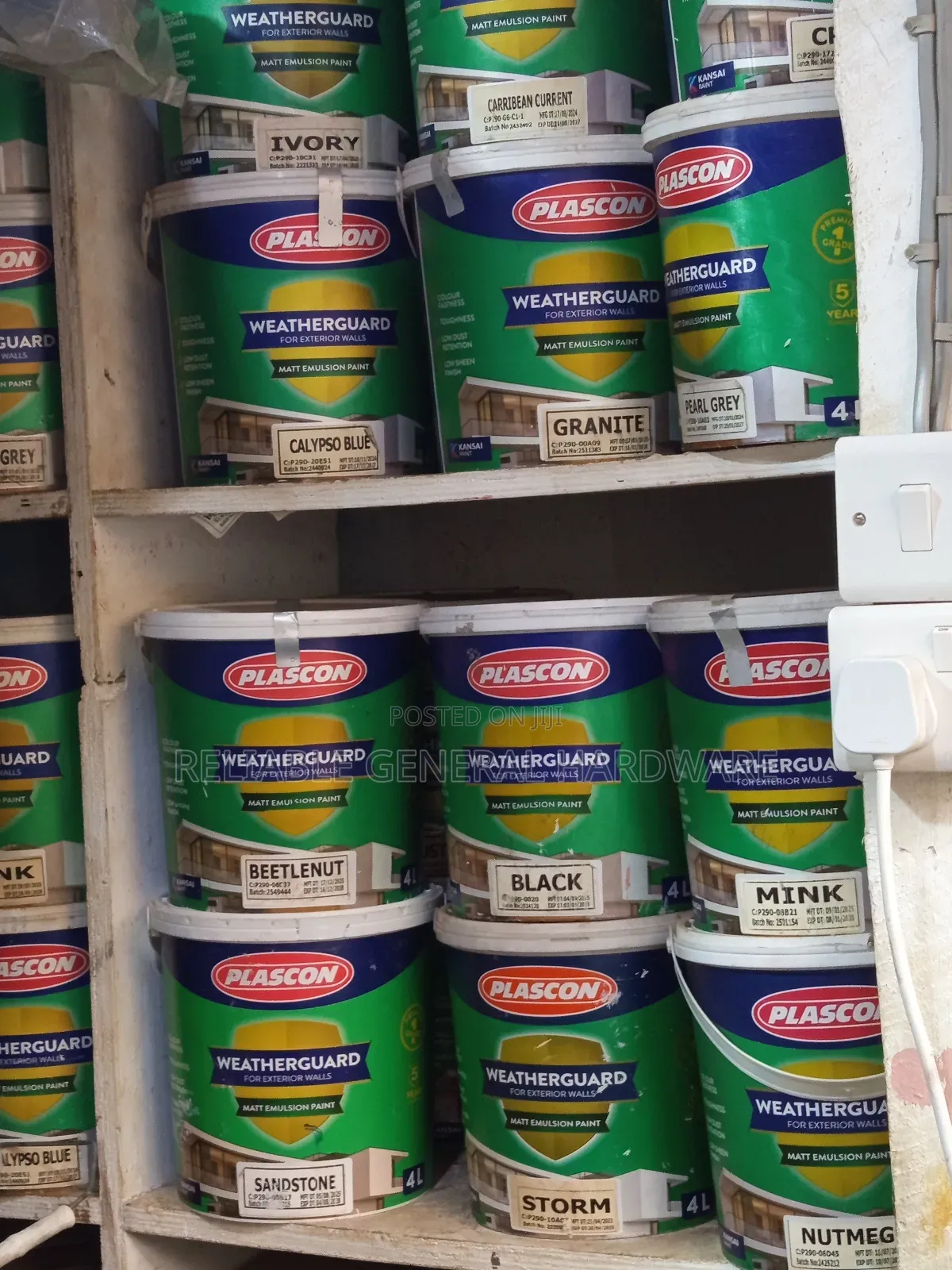 Plascon Paint Weather Guard 4litres Black