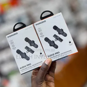 Porodo Audix Pro Lavalier Dual Microphone