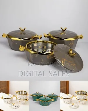 Elegant Insulated Serving Casseroles / Food Warmer