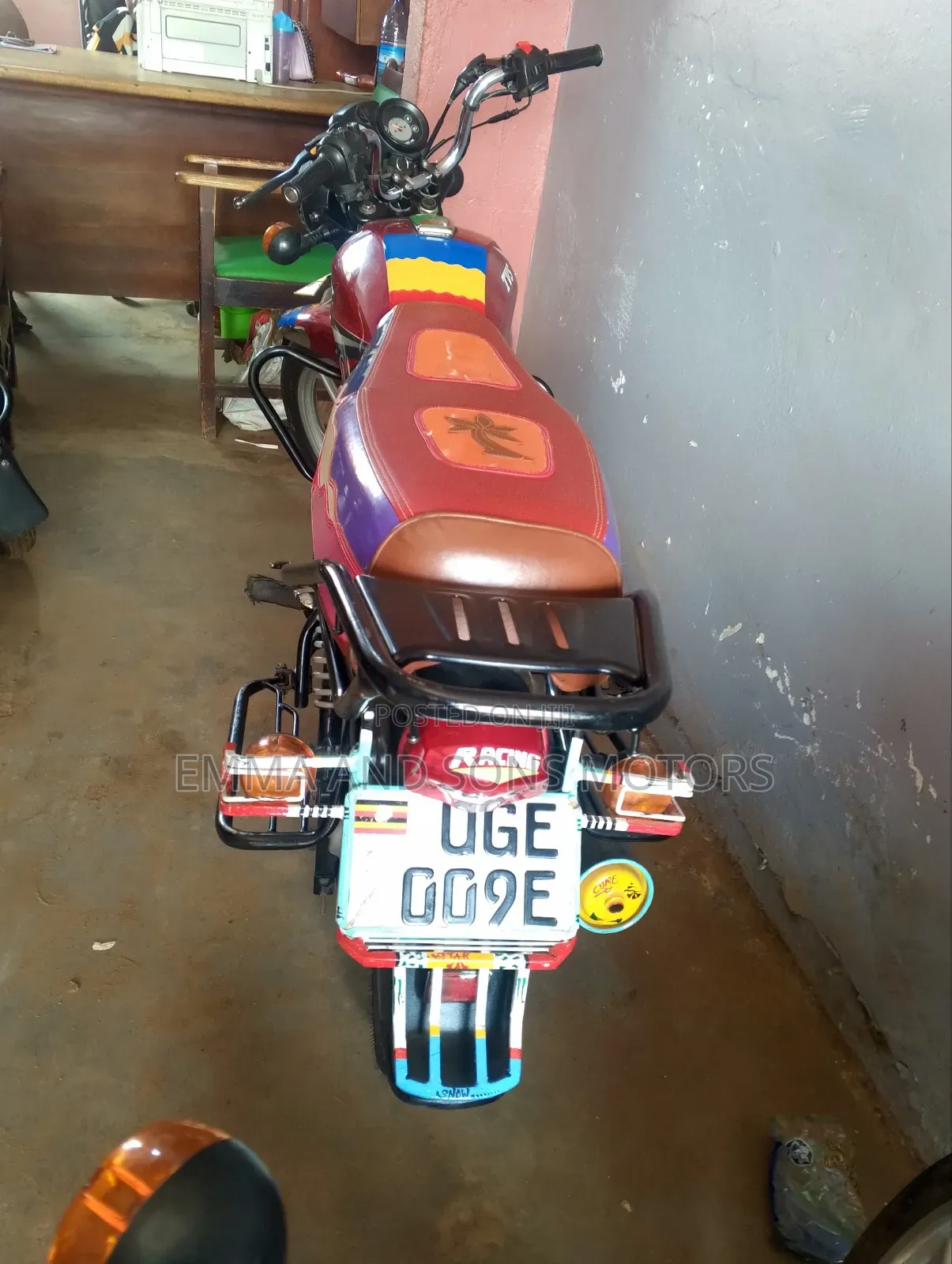 TVS HLX 125 2024 Red