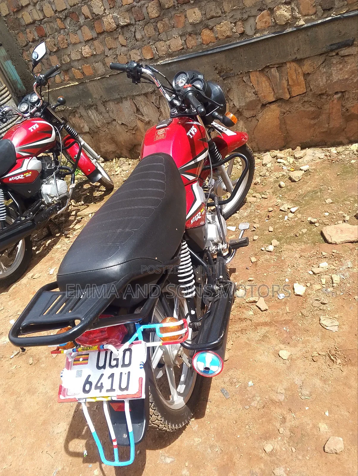 TVS HLX 125 2024 Red