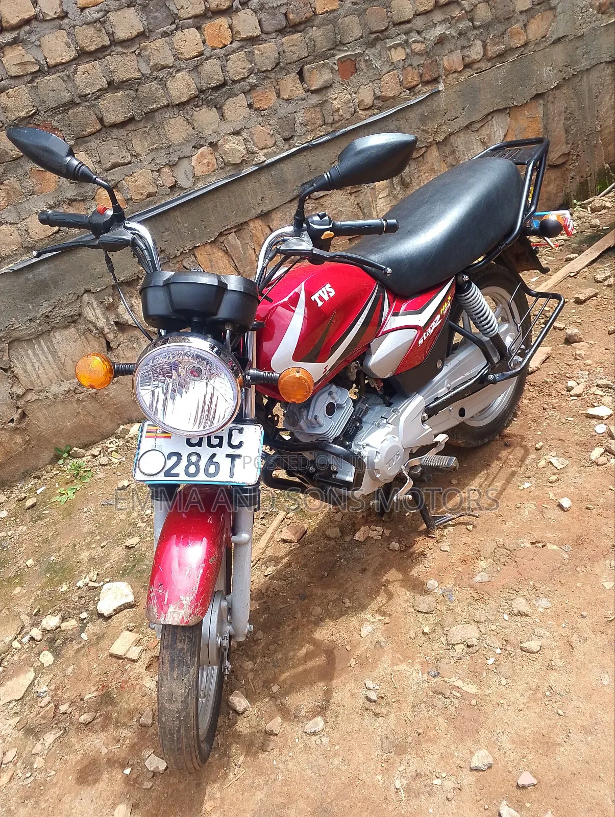 TVS HLX 125 2024 Red