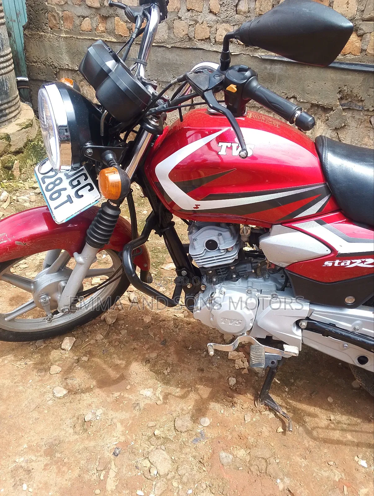 TVS HLX 125 2024 Red
