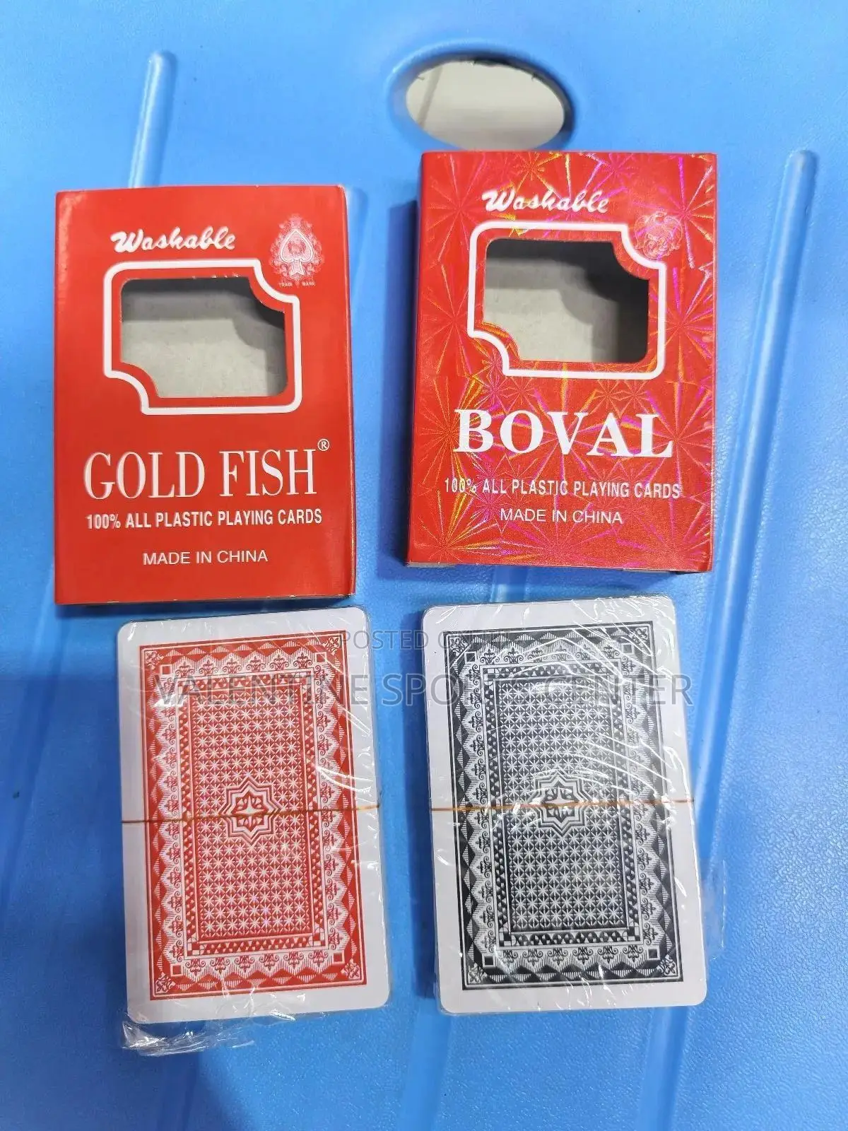 Gold Fish 100% All Plastic Playing Cards Original Material Waterproof