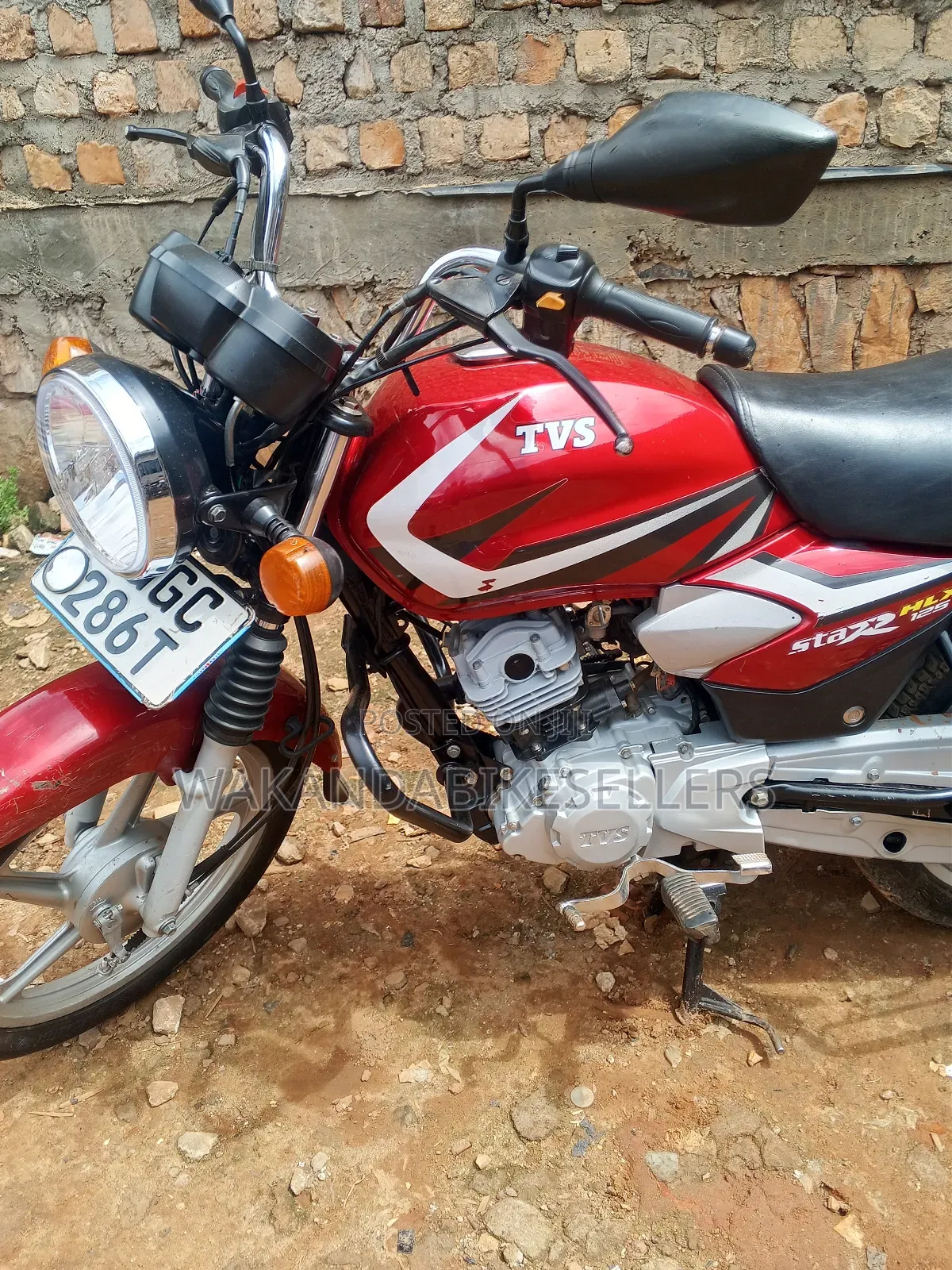 TVS HLX 125 2024 Red