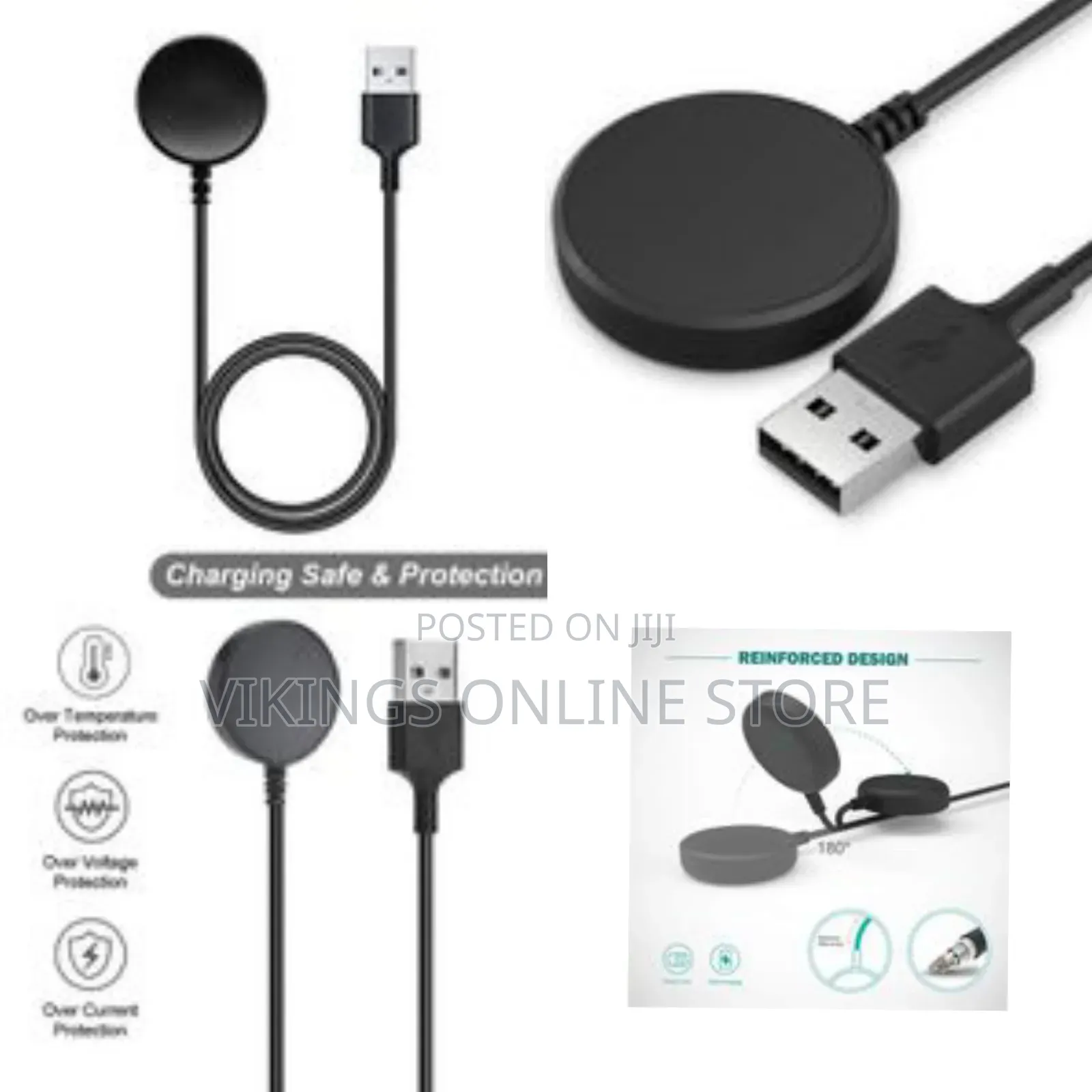 Jw106 Charger Compatible With Samsung Galaxy Watch Active 1 2, Galaxy