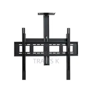 60''- 100'' Mobile Tv Stand With Wheels and Adjustable Tilt Mount
