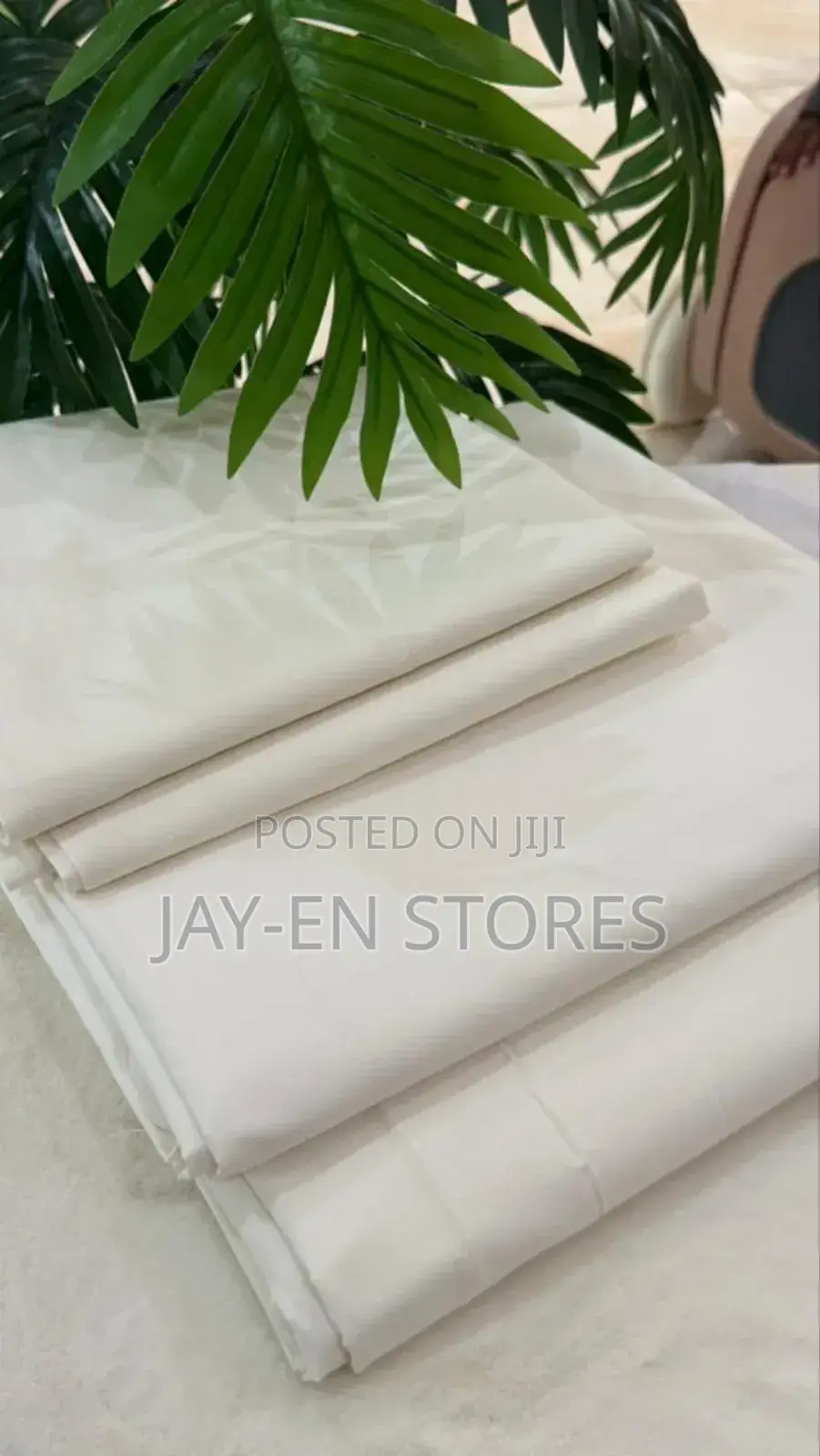 Off White Heavy Cotton Bedsheet