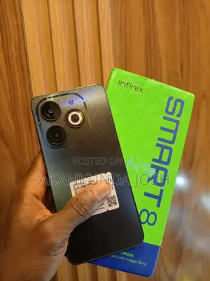 New Infinix Smart 8 128 GB Black