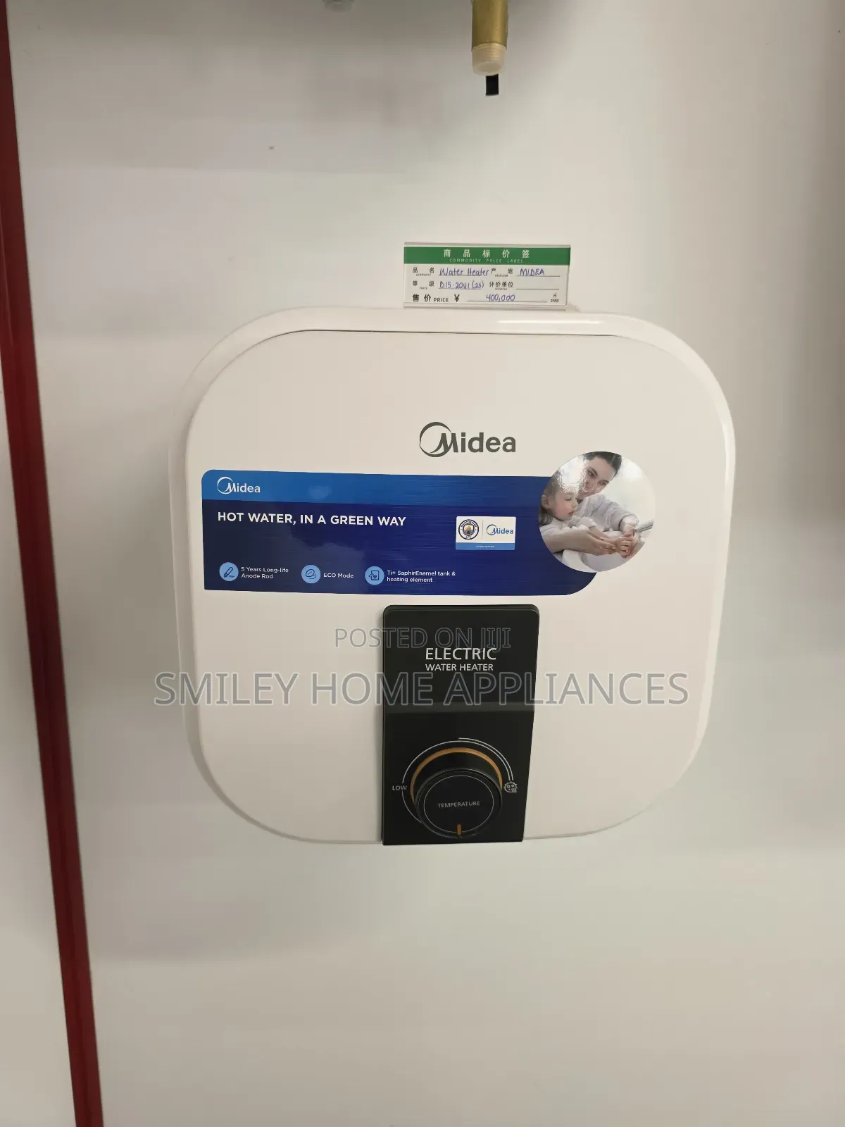 15ltrs Midea Bathroom Electric Water Heater at 20% Discount Price