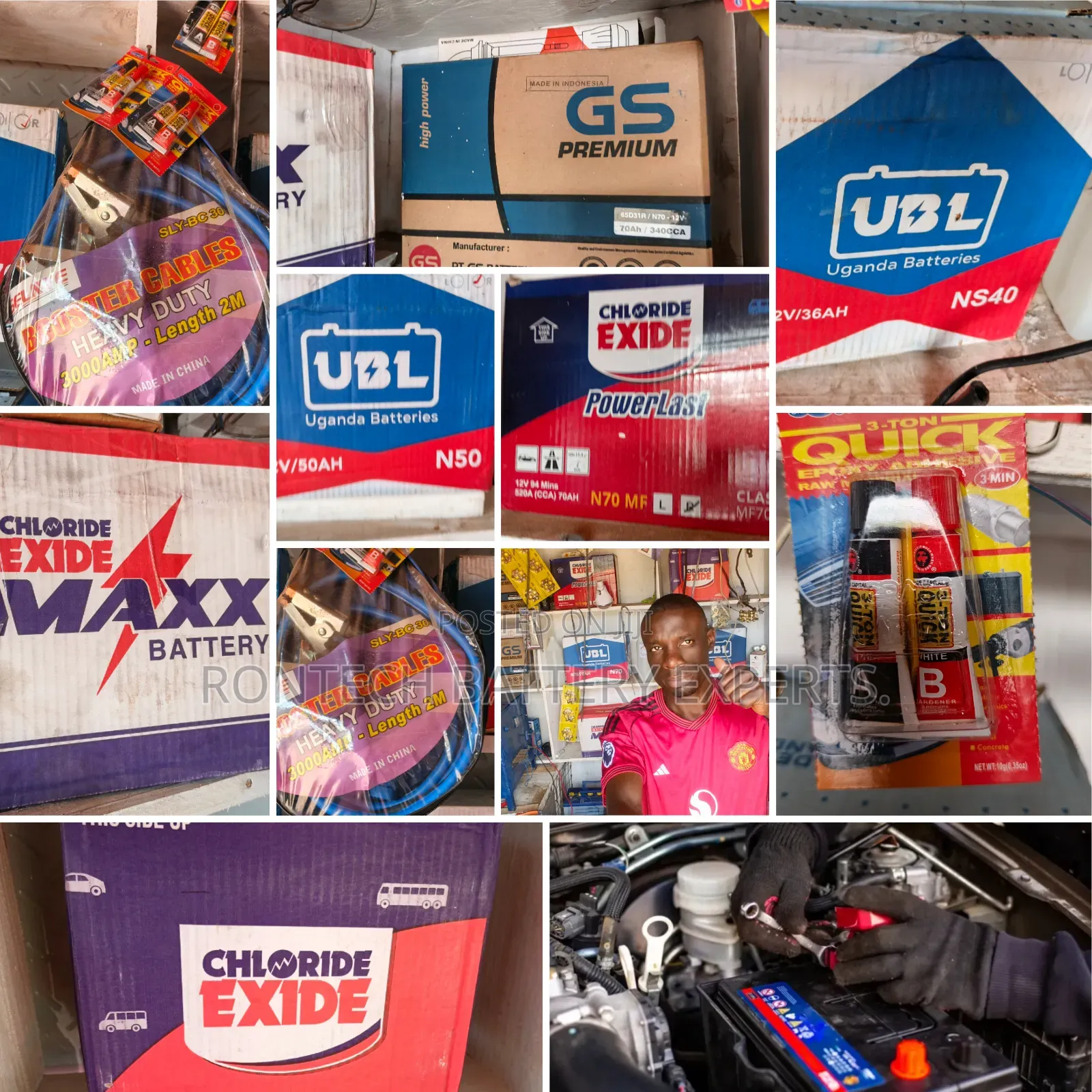 New/Refurbished Car Batteries and Diluted Battery Acid