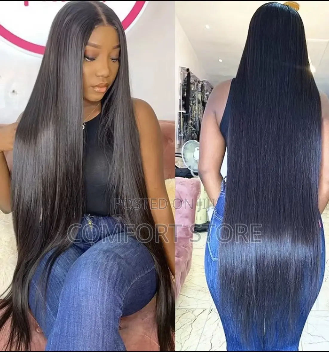 13*4 Straight 40 Inch Human Hair Wigs