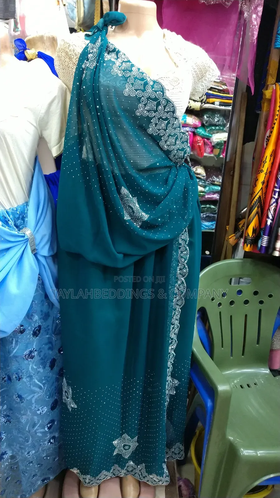Navy Blue Stoned Mushanana
