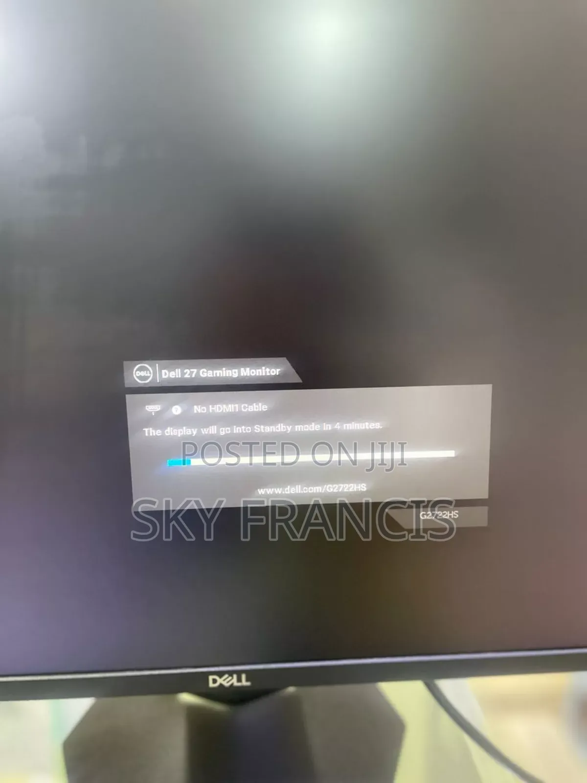 Dell Gaming Monitor Inch 27 G2722hs
