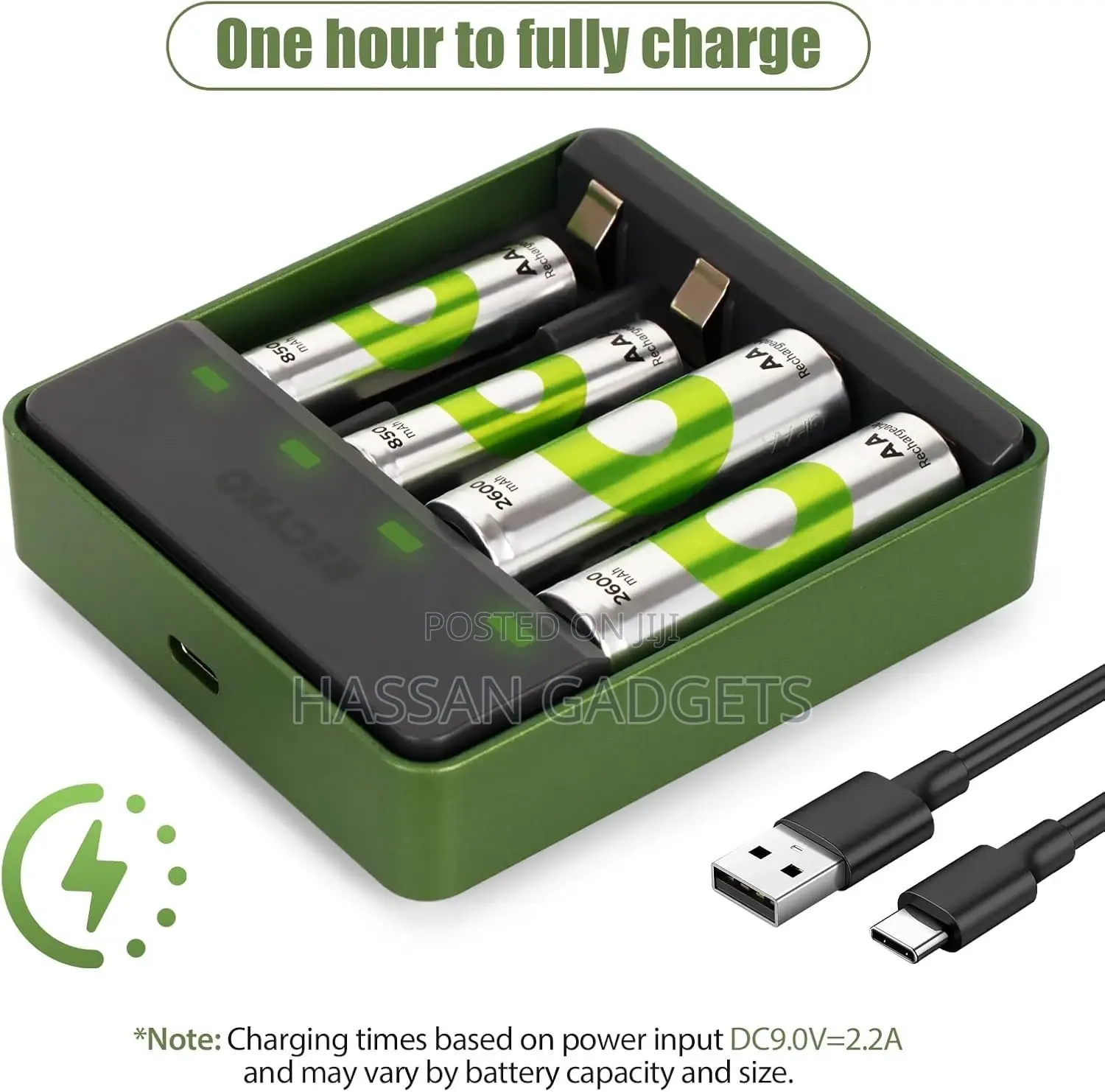 Aa Aaa Battery Charger,4 Charger For Nickel Metal Hydride Rechargeable