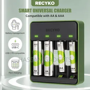 Aa Aaa Battery Charger,4 Charger For Nickel Metal Hydride Rechargeable