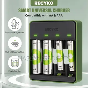Aa Aaa Battery Charger,4 Charger For Nickel Metal Hydride Rechargeable