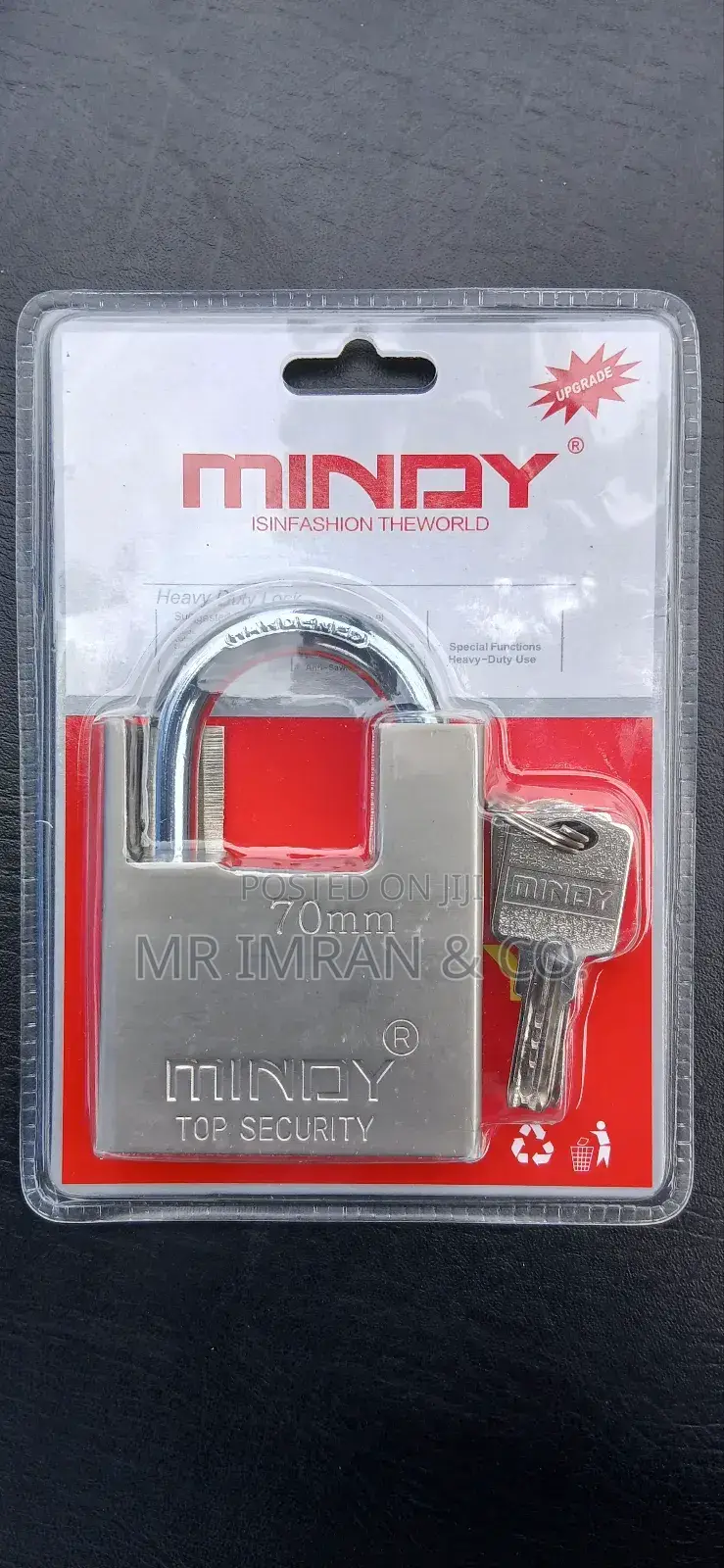Mindy 70mm Heavy-duty Padlock