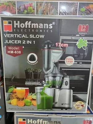 Hoffmans 2-in-1 Vertical Slow Juicer.