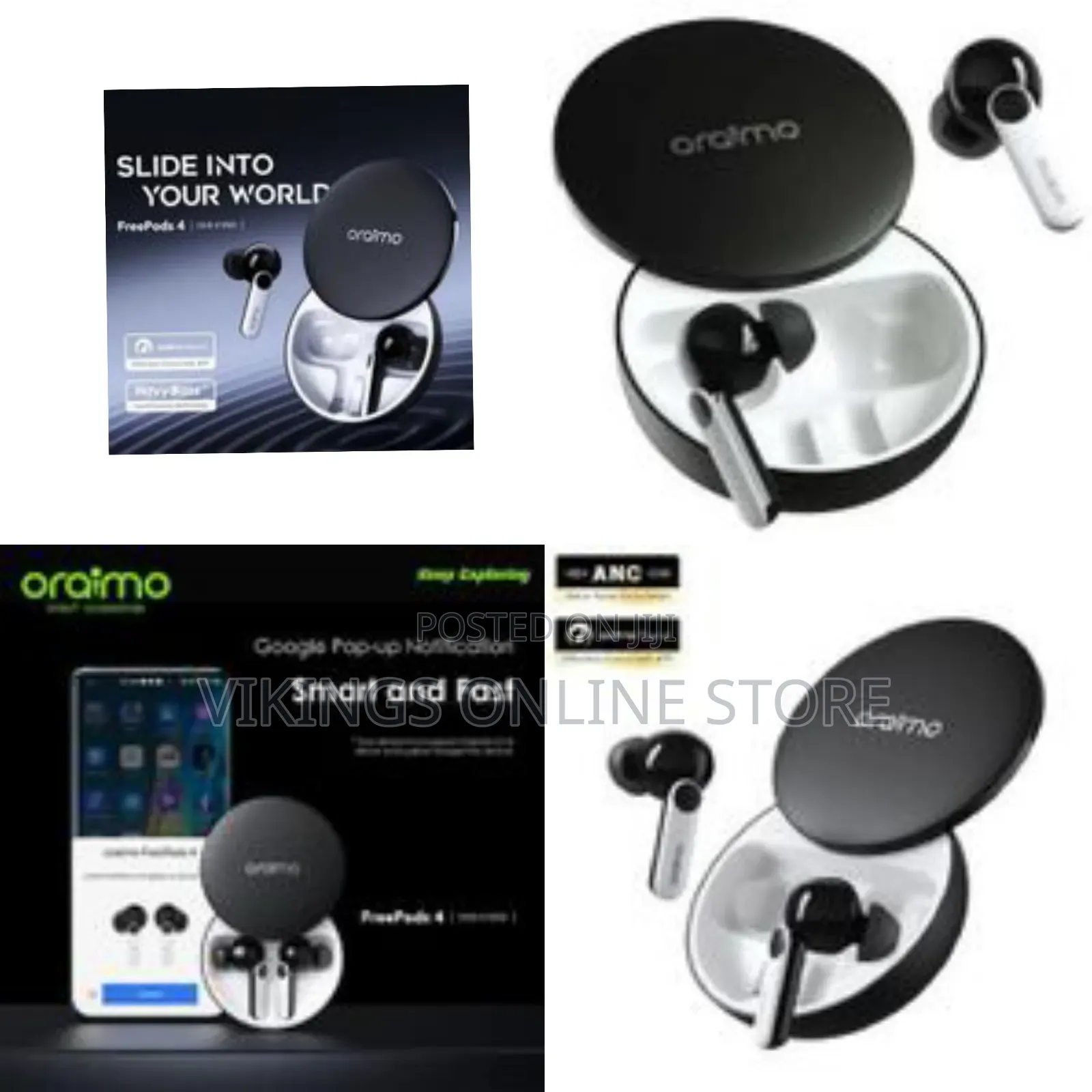 Oraimo Freepods 4 Active Noise Cancellation True Wireless Earbuds