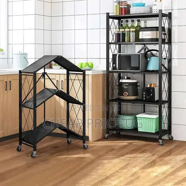 Generic 5-Tier Foldable Kitchen Storage Rack